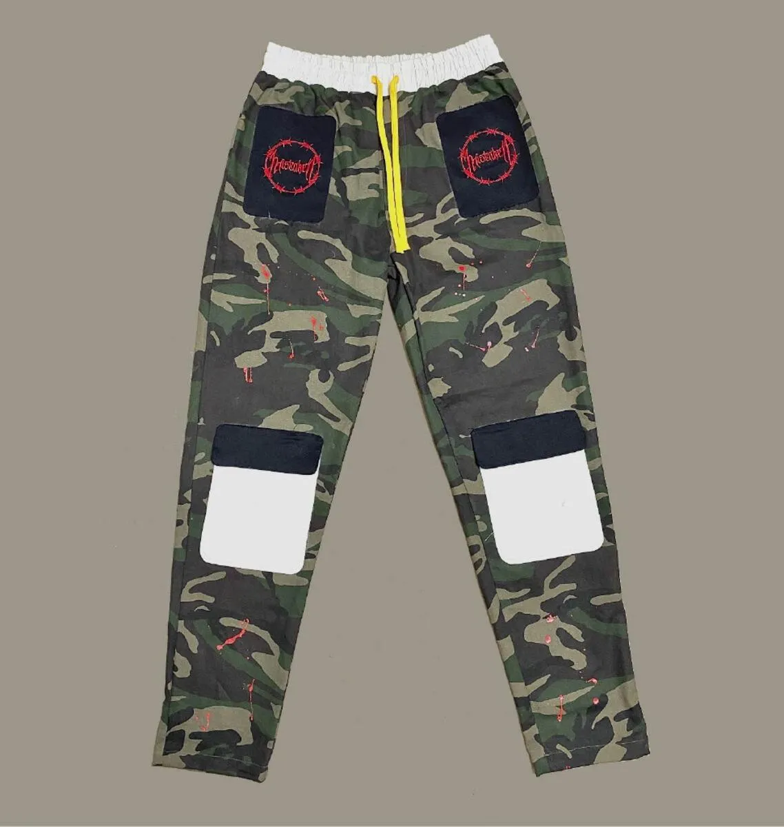 Mstkn Adelberg Cargos (Camo/Red)