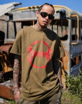 Mstkn Death Trap Tshirt (Olive)