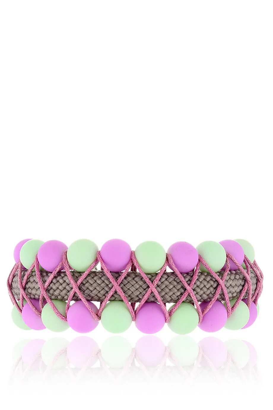 MULTI BUBBLES Mint Purple Bracelet