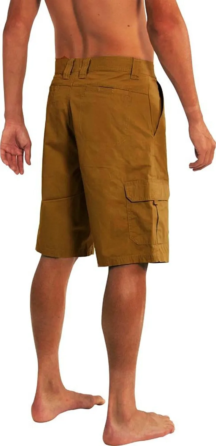 Norty Mens Premium Cargo Shorts - 100% Cotton Twill or Ripstop Fabric - 10-inch Inseam - 7 Colors