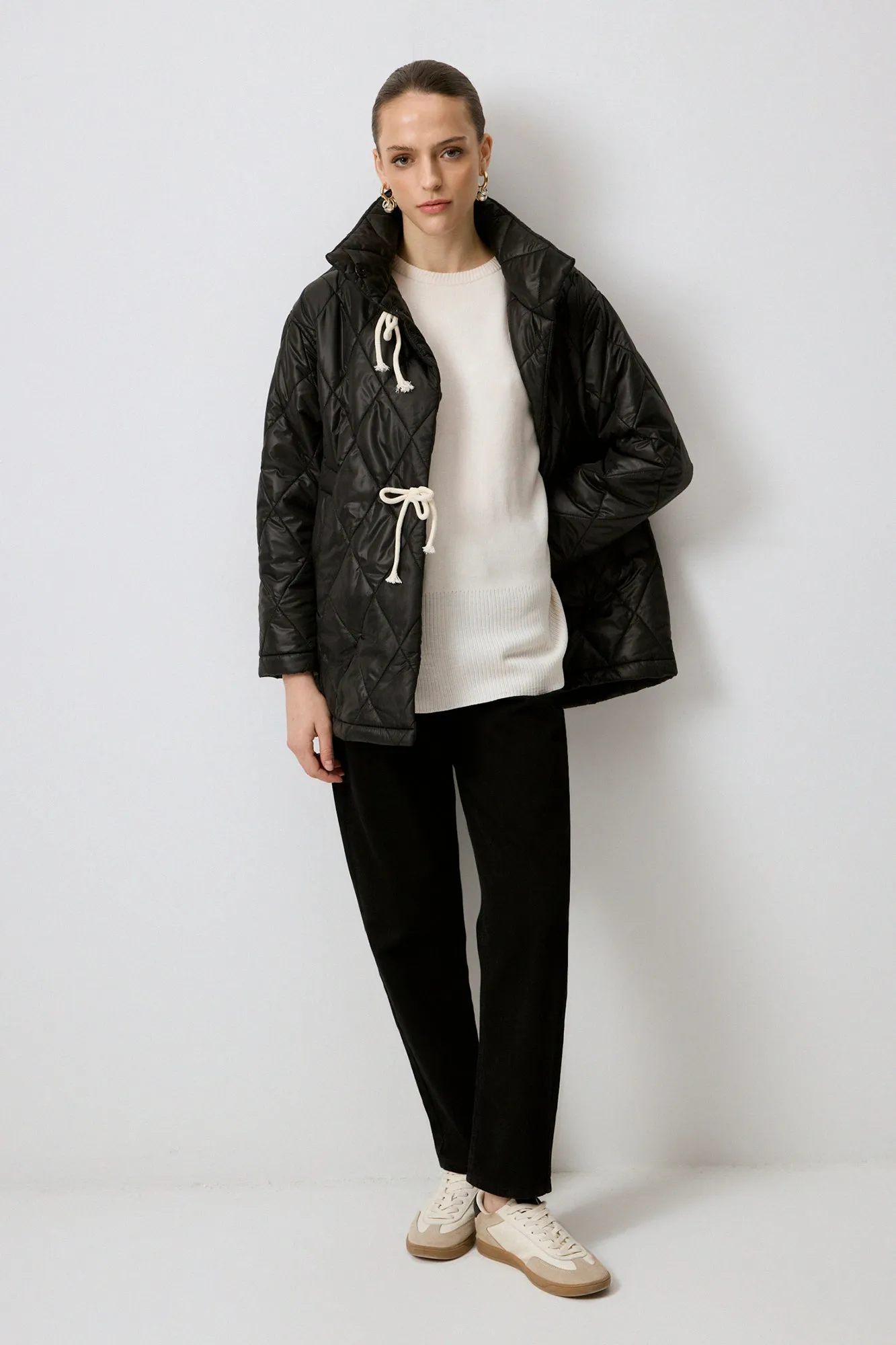 OVERSIZE QUILTED COAT