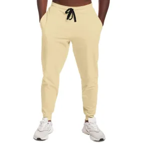 Pale Pastel Orange Yellow Joggers | Unisex | with PLUS sizes | Bright Pale Pastel Orange Yellow | C0M8Y30K0