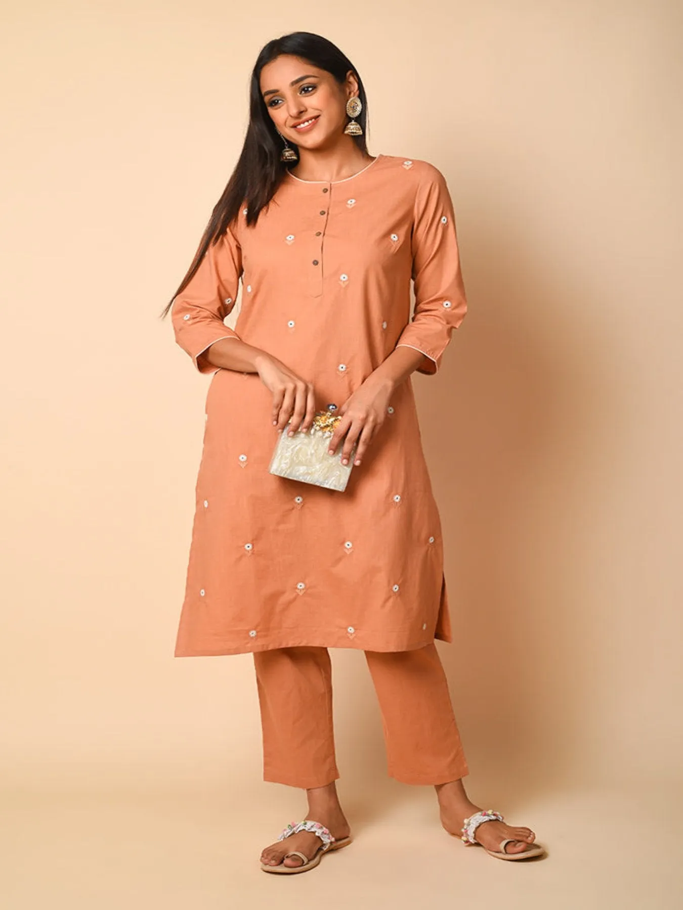 Pastel Casual Kurta Set