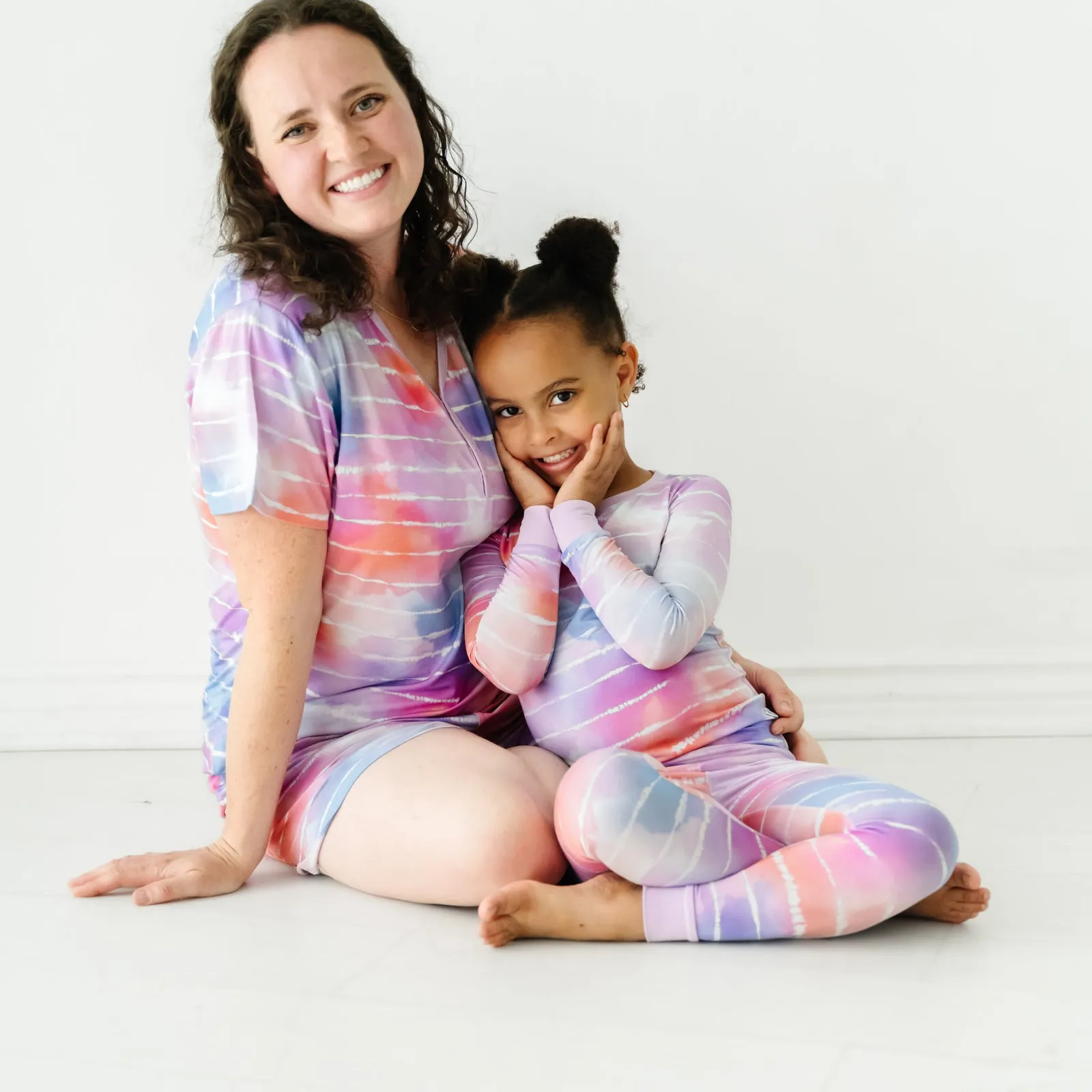 Pastel Tie Dye Dreams Two-Piece Pajama Set