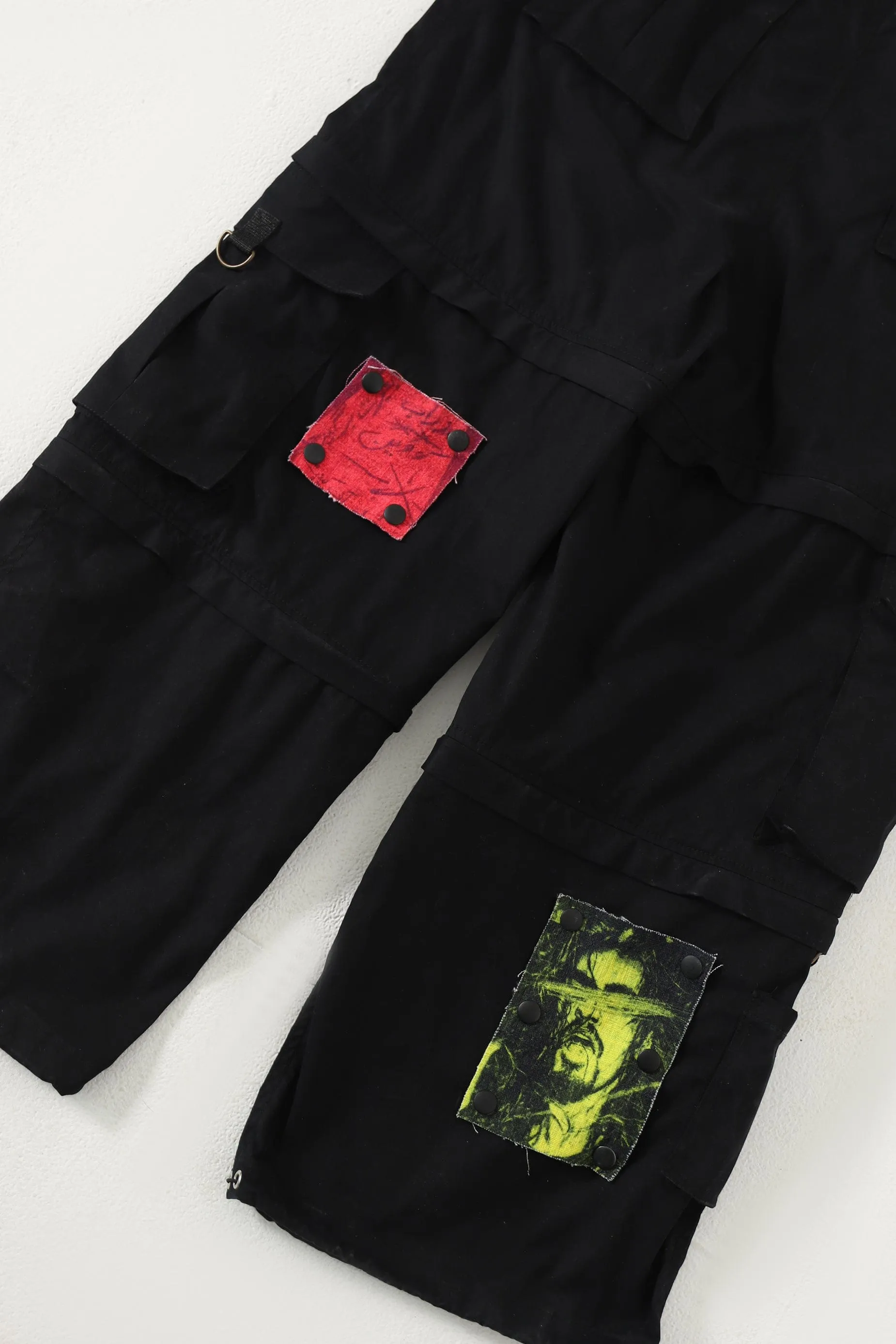 PATCHWORK CARGO PANTS