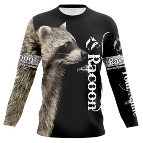 Personalized Racoon Coon 3D All Over Print Long Sleeve For Men, Women, Christmas Shirt