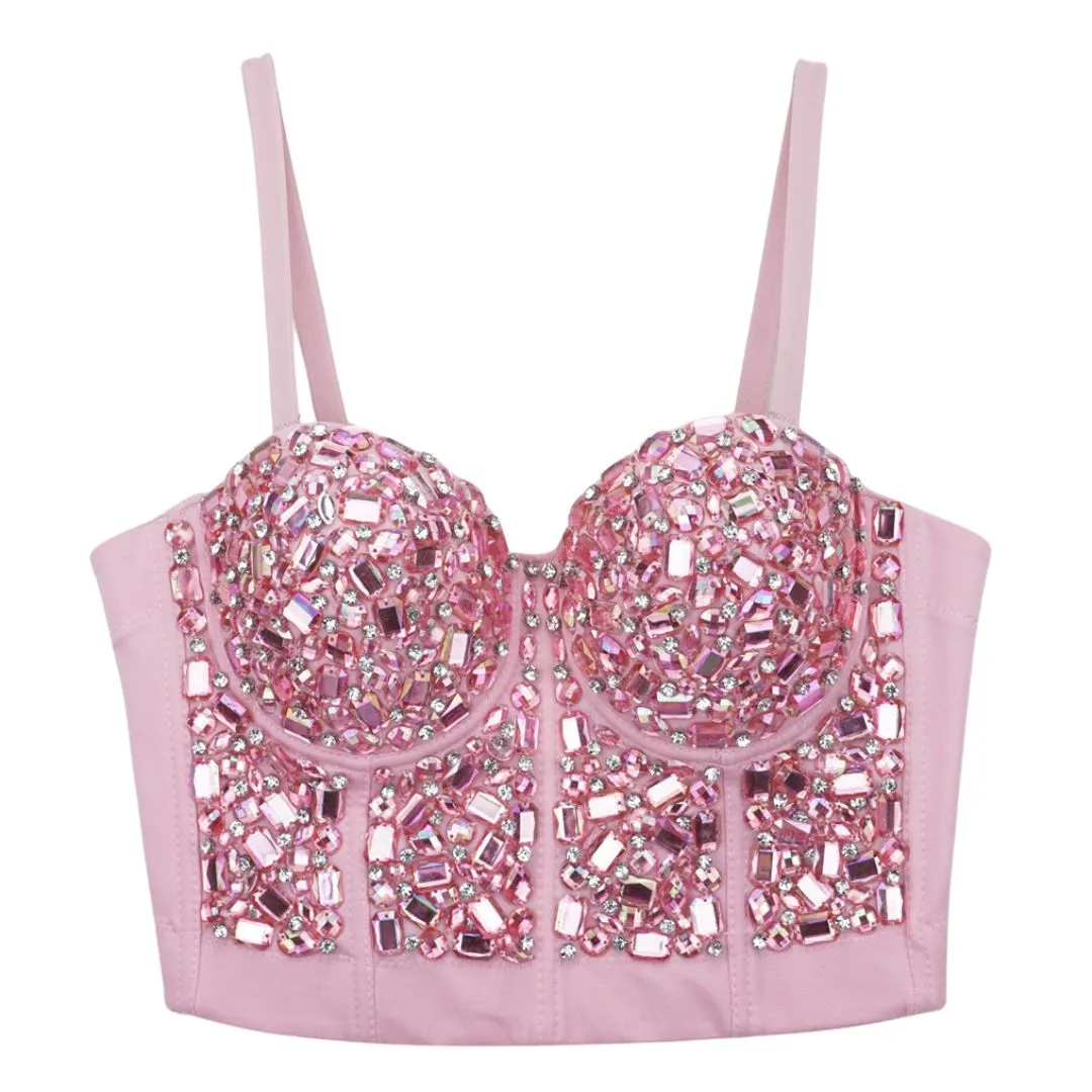 Pink Crystal Bustier