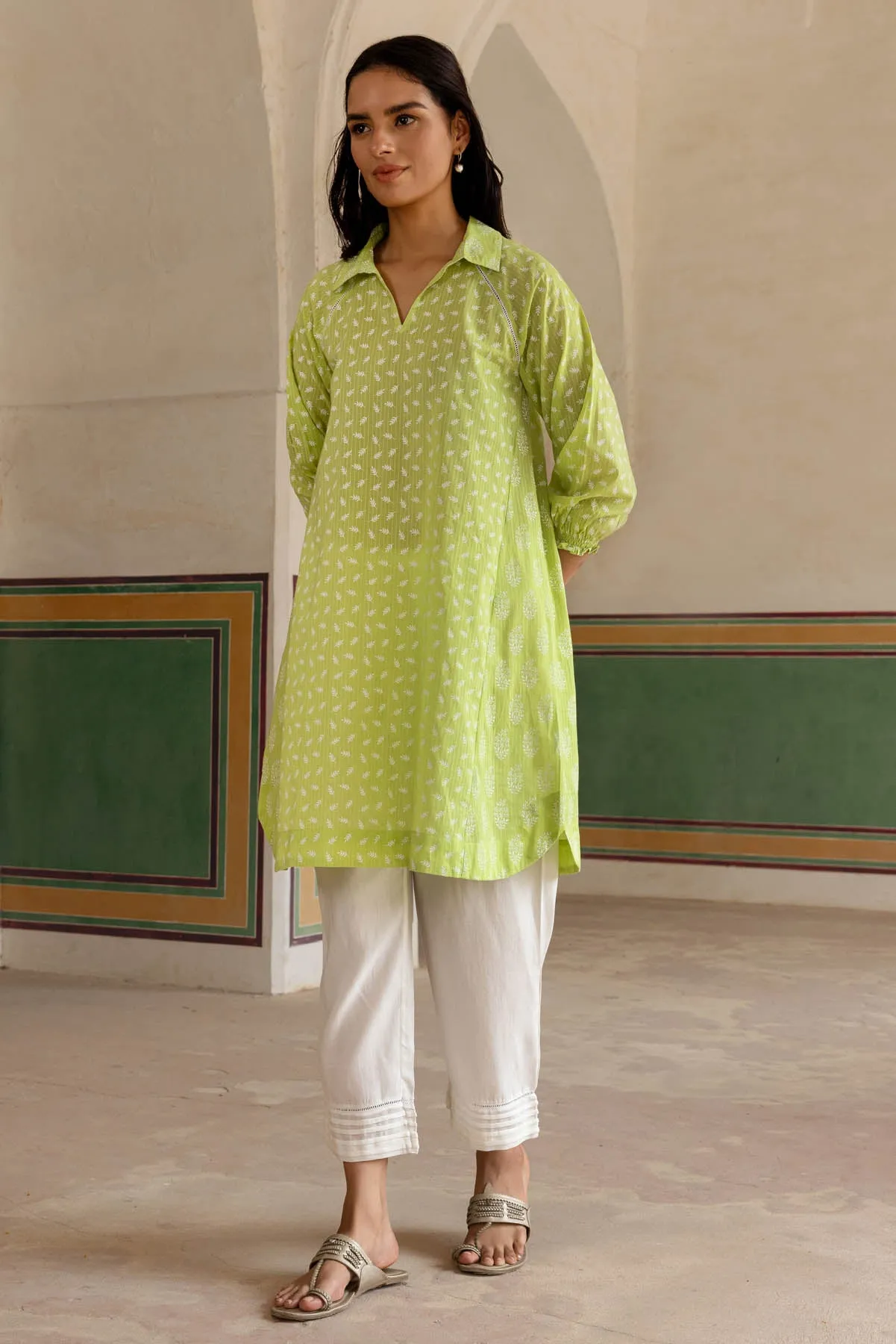 Pudina Chunakhadi Kurta