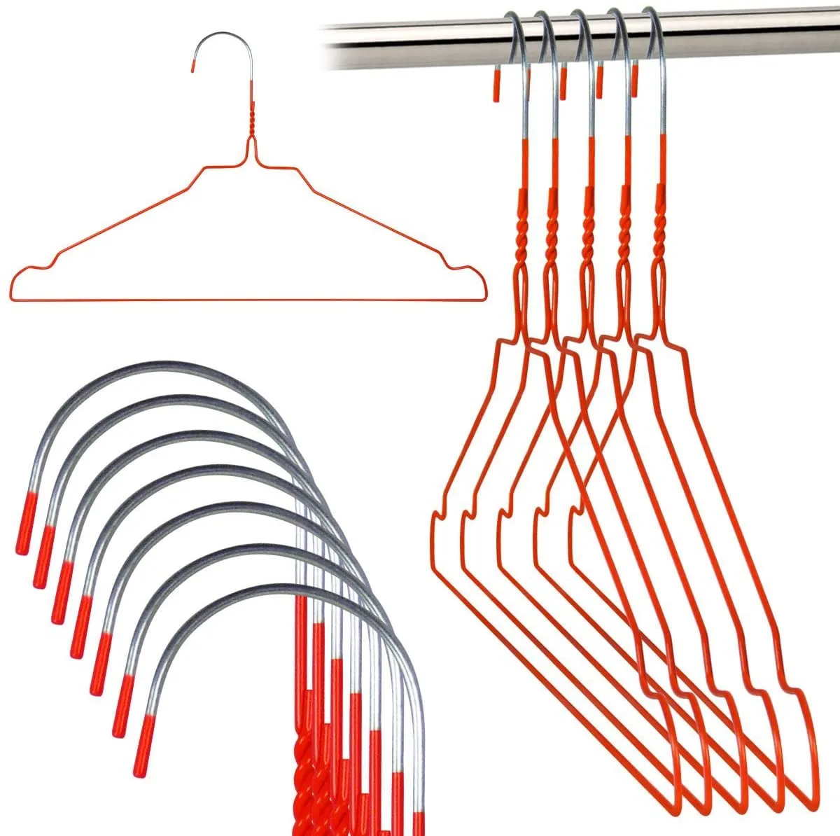 Rainbow Shirt Hanger 16" - Red