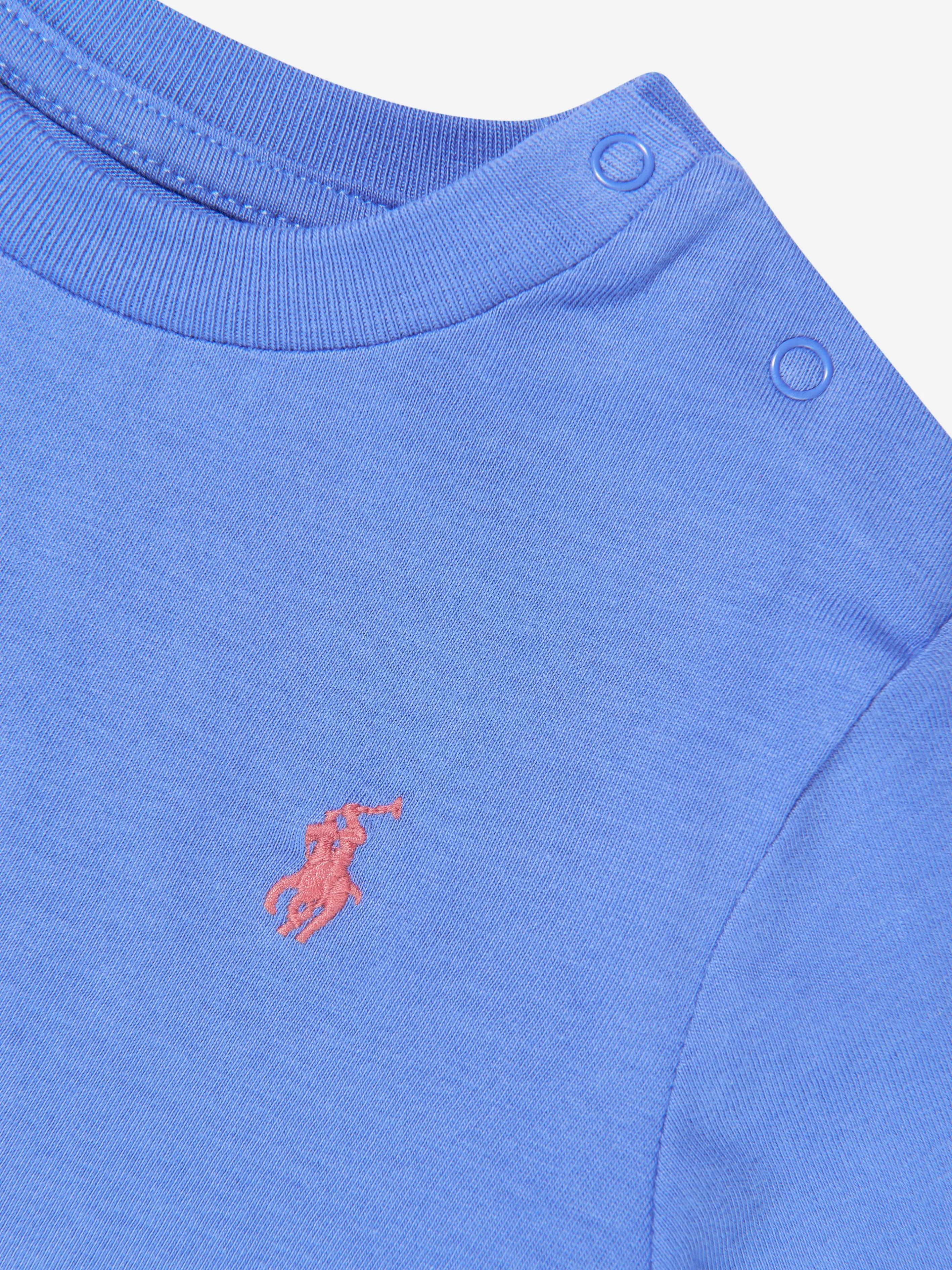 Ralph Lauren Baby Boys Long Sleeve Logo T-Shirt