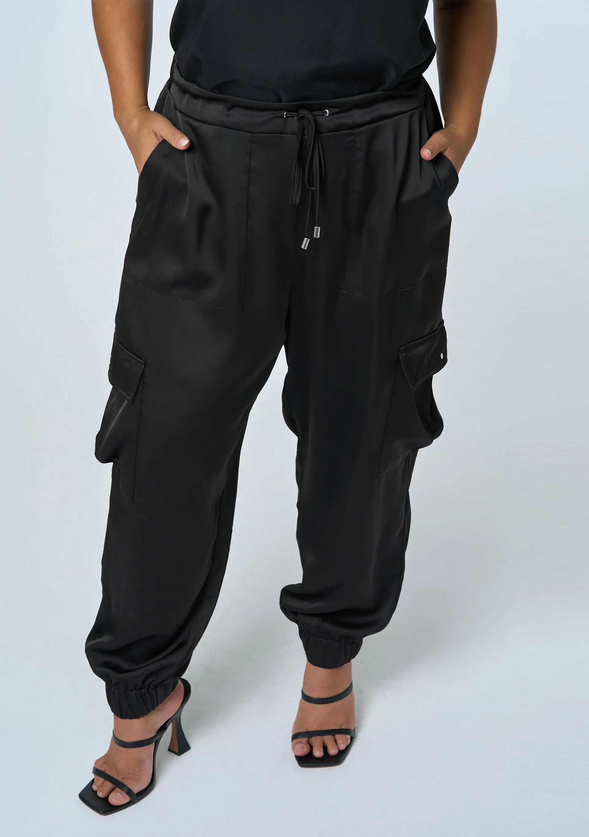 Revolution Satin Cargo Pant