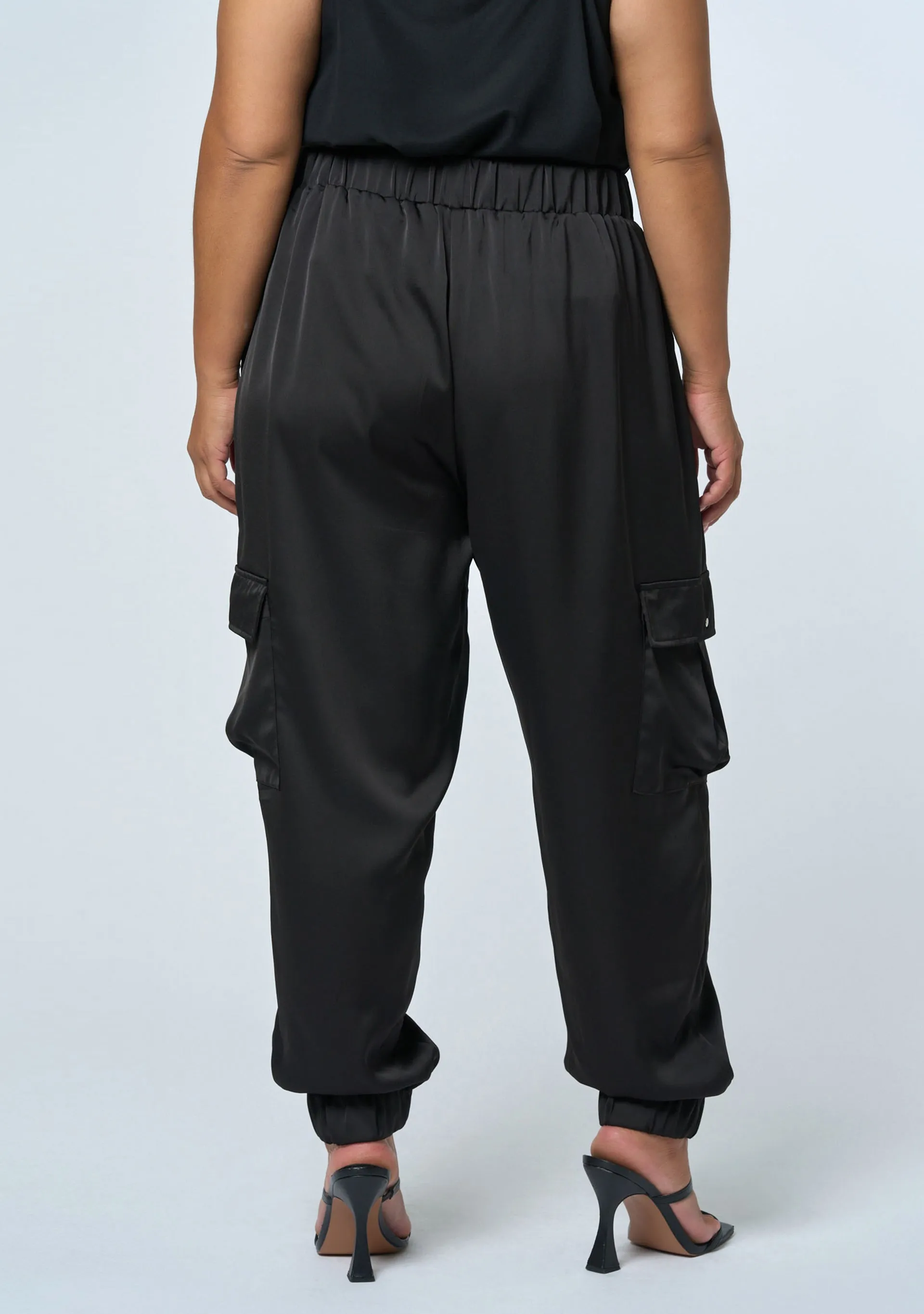 Revolution Satin Cargo Pant