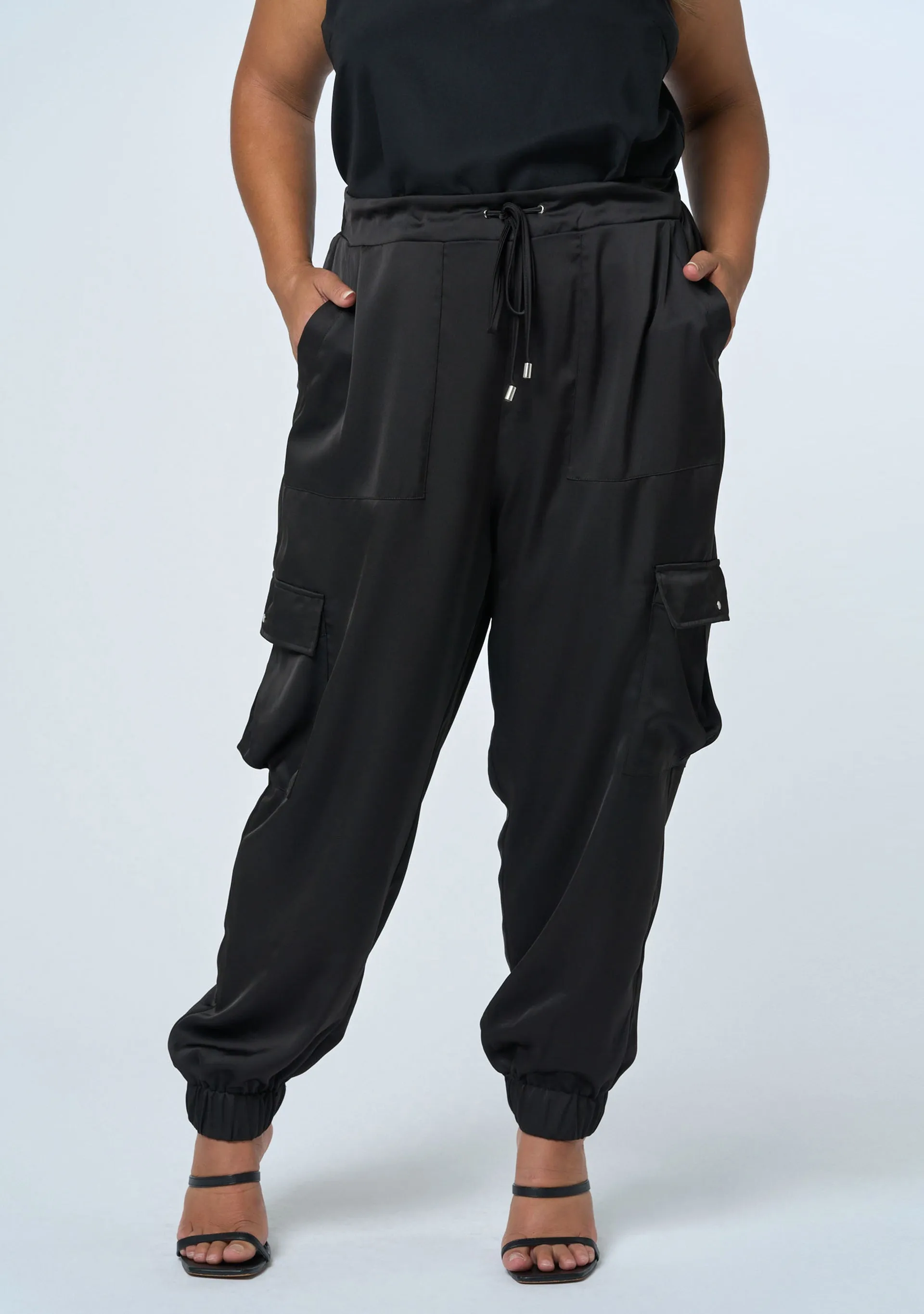 Revolution Satin Cargo Pant