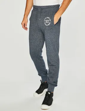 Roosburg Brush Back Fleece Joggers In Black Iris - Tokyo Laundry