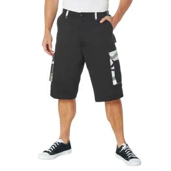 Rothco Camo Accent Shorts/ Black