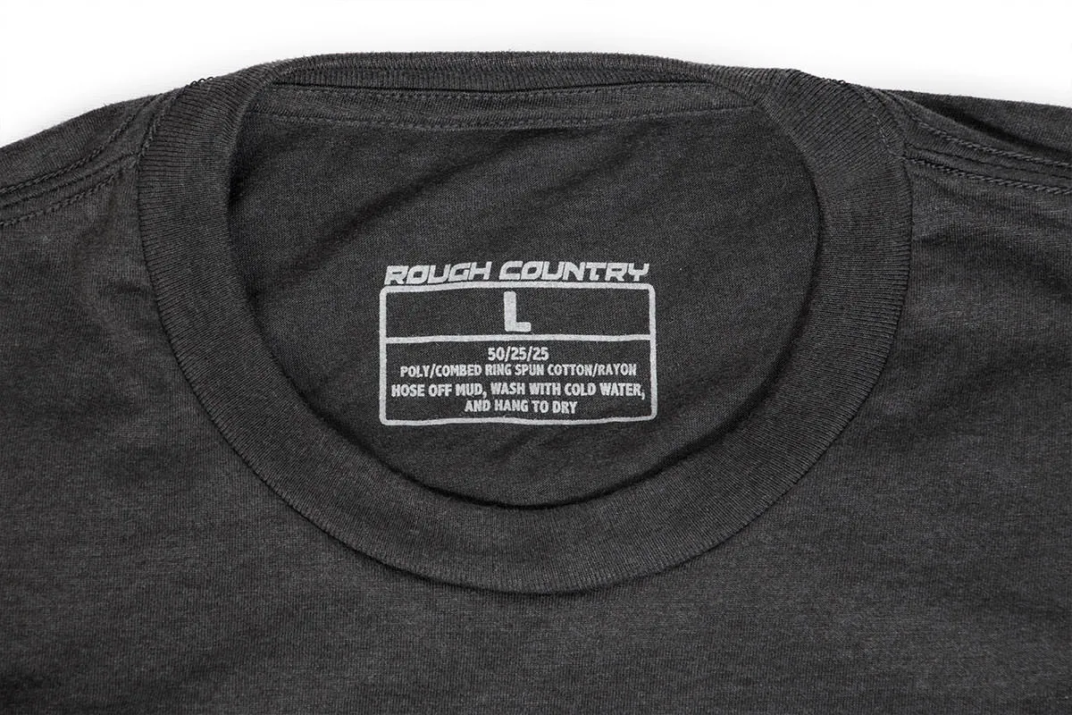 Rough Country T-Shirt - Born & Raised - Black - XL