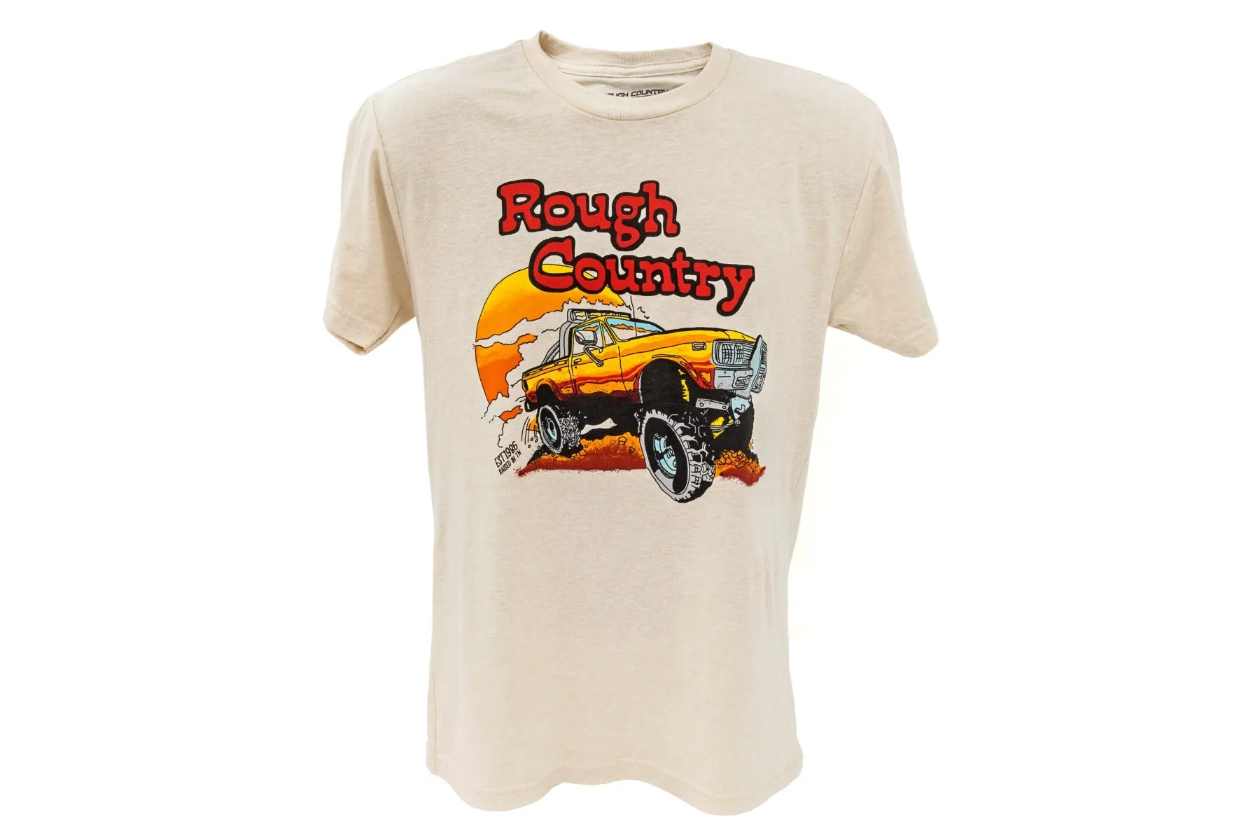 Rough Country T-Shirt - Throwback - Cream - MD