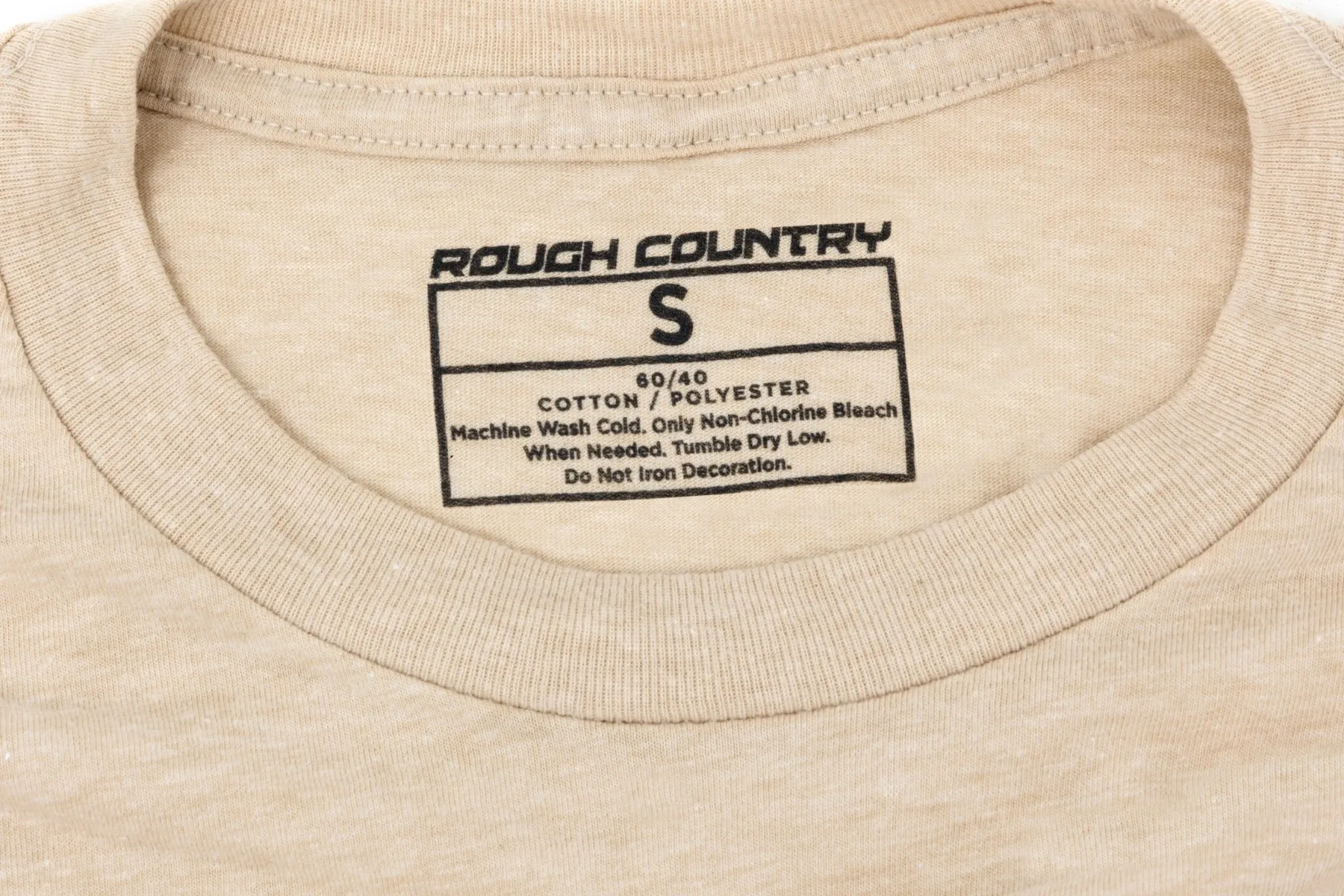 Rough Country T-Shirt - Throwback - Cream - MD