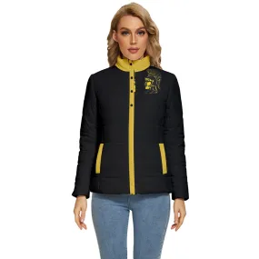 Saginaw Born & Raised Trojans Women's Puffer Bubble Jacket Coat