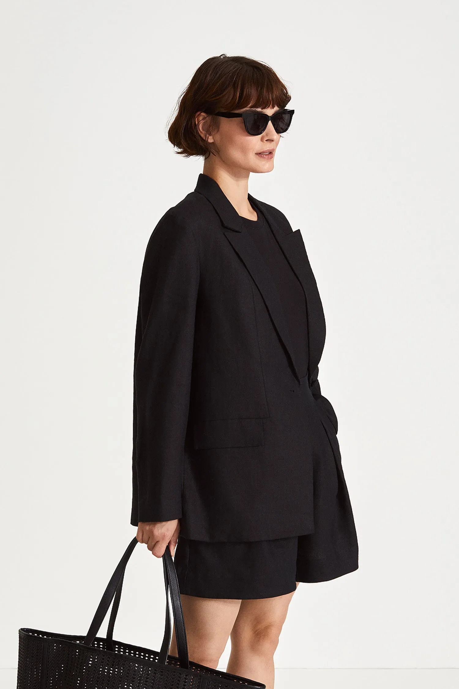 SELIA BLAZER - BLACK