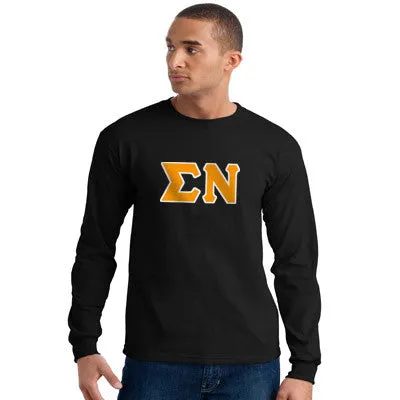 Sigma Nu Long-Sleeve Shirt - G240 - TWILL