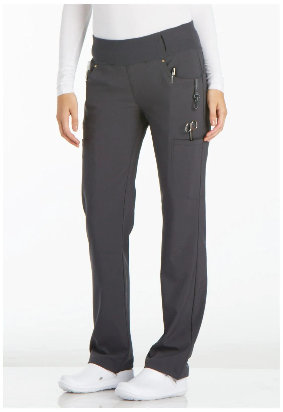 St George's iFlex TALL Pull-on Scrub Pant Pewter - Inseam 34" (86cm) STG-CK002TPWT