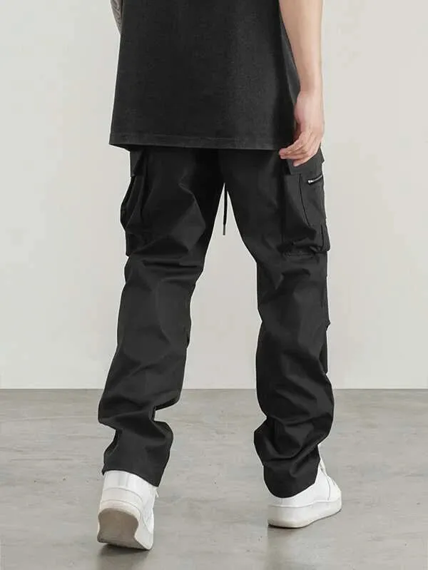 Street Wear Cotton Cargo Pants