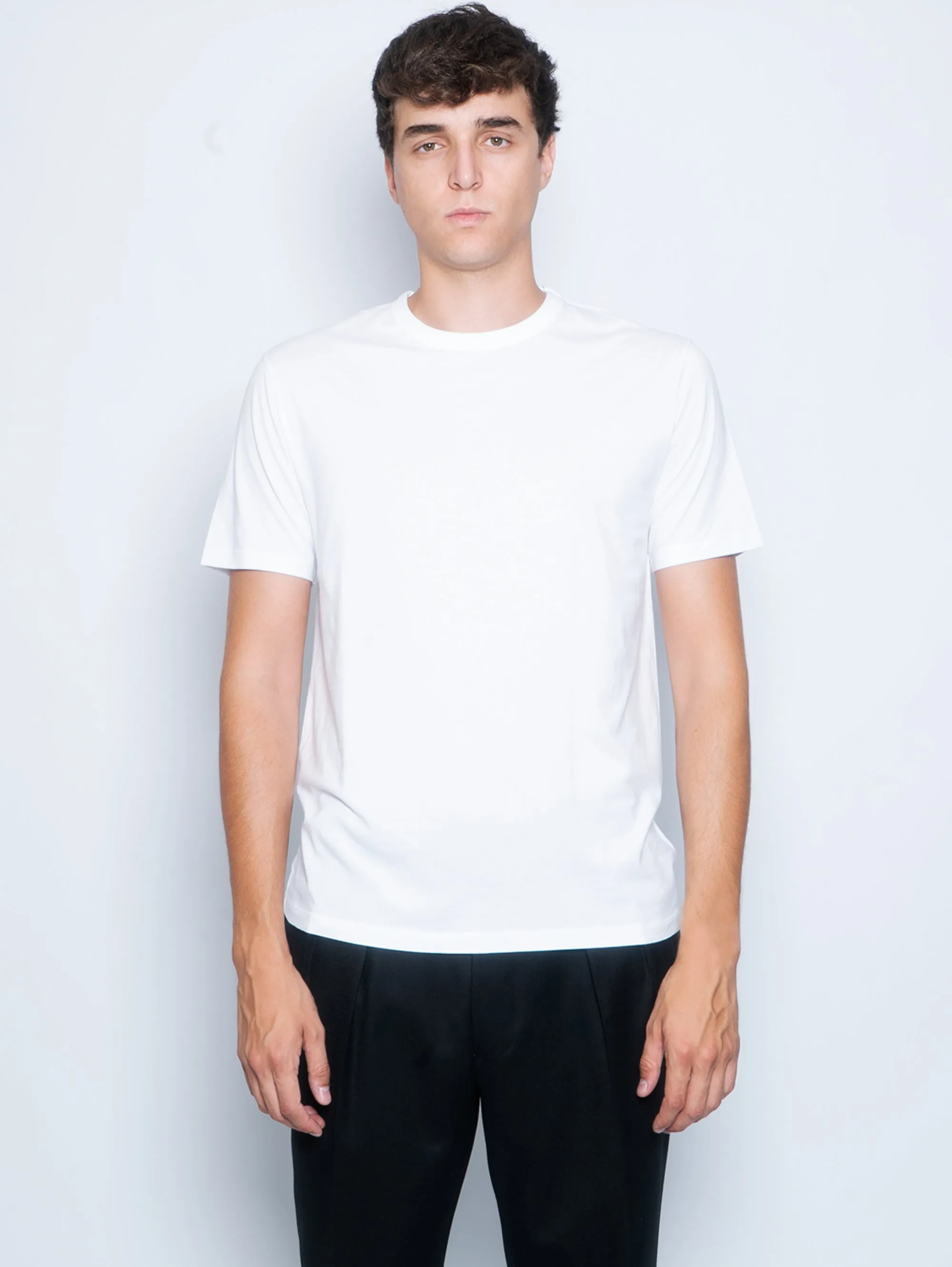 T-shirt in Cotone Tencel Bianco