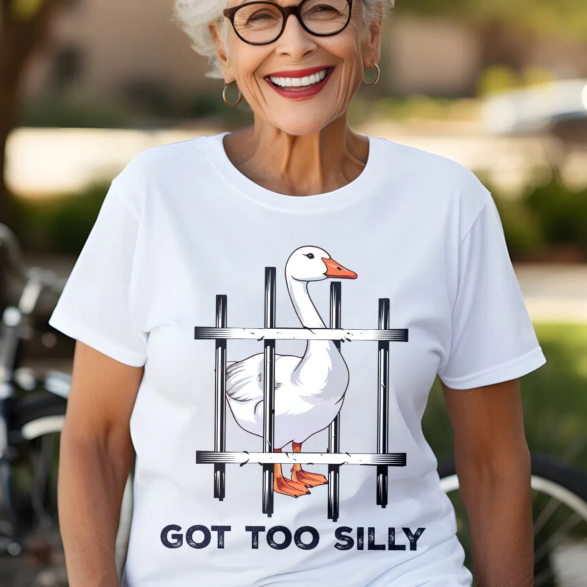 Teesdily | Silly Goose Shirt, Got Too Silly Sweatshirt Hoodie Mug, Silly Goose On The Loose T-shirt, Funny Meme Shirt, Got To Silly, Goose Lover Gift