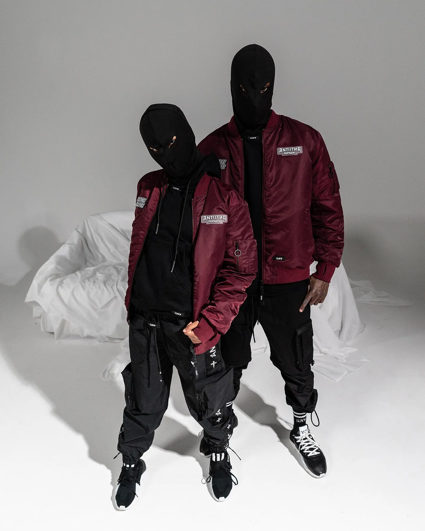 The Anti Order Oblivion Bomber Jacket Dark Burgundy