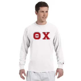 Theta Chi Champion Long-Sleeve Tee - Champion CC8C - TWILL