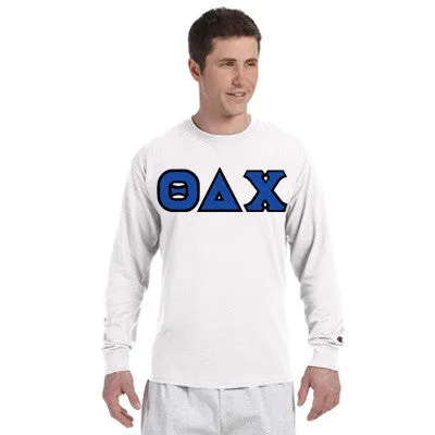 Theta Delta Chi Champion Long-Sleeve Tee - Champion CC8C - TWILL