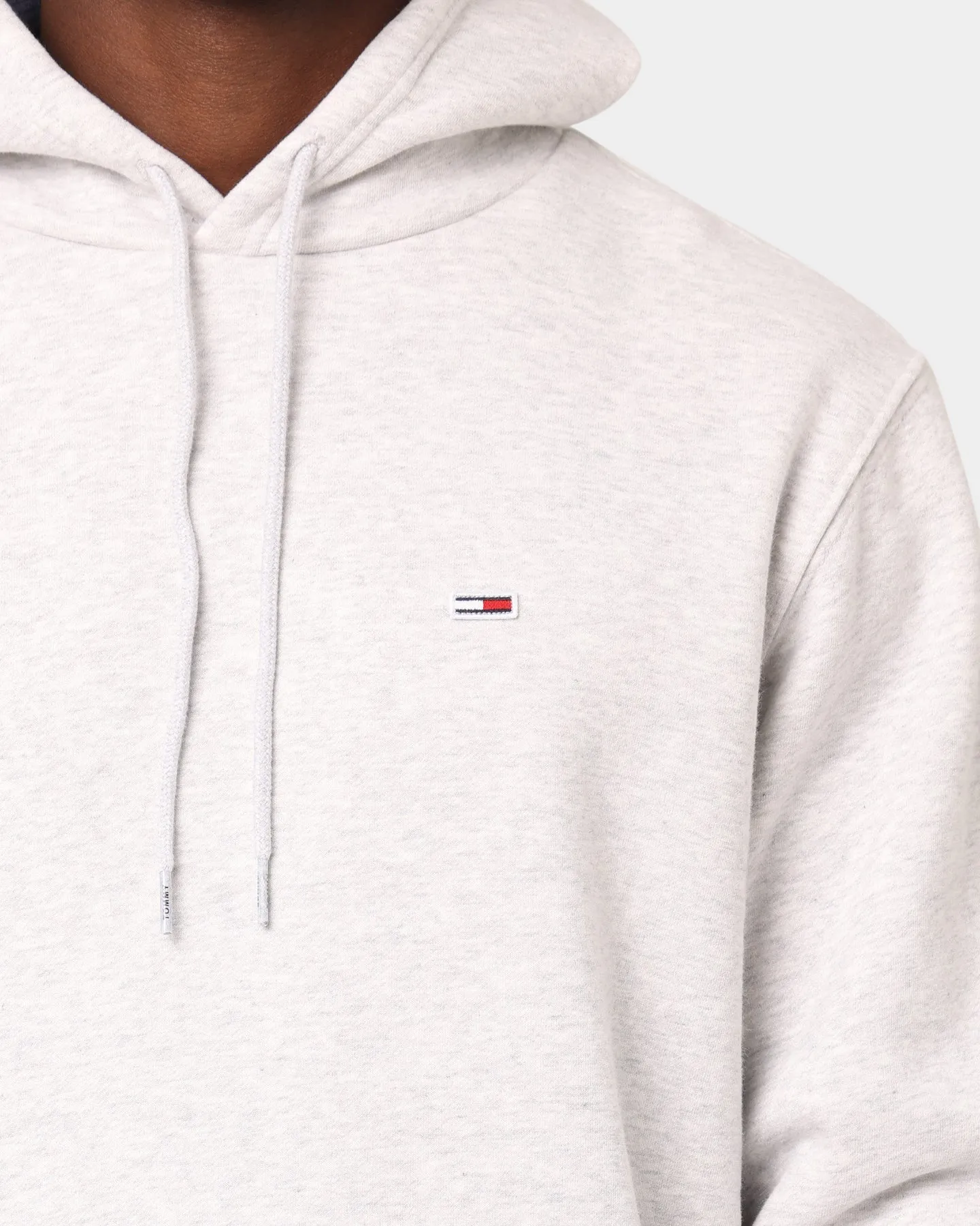 Tommy Jeans Essential Script Hoodie Silver/Grey Heather