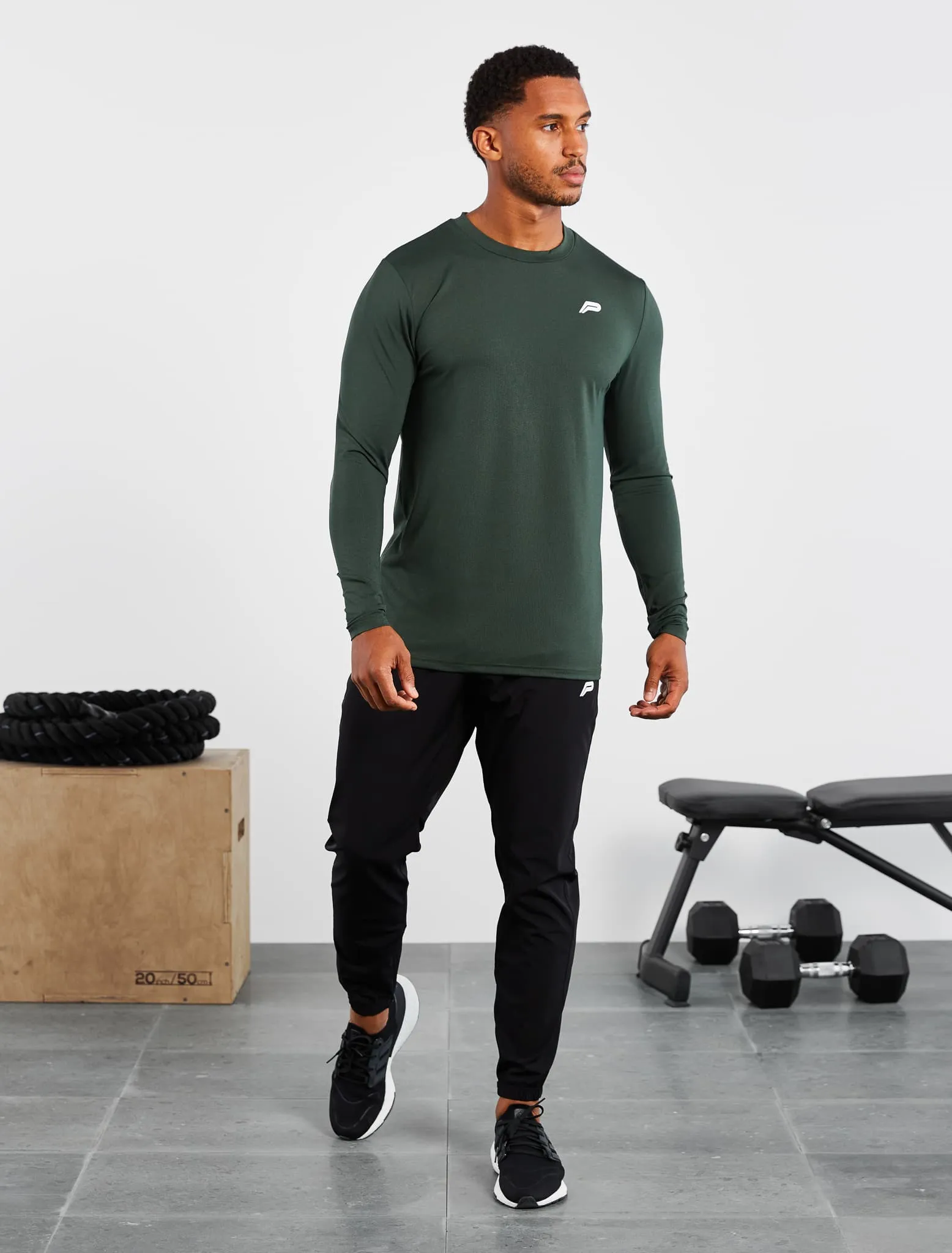 Training Long Sleeve T-Shirt - Dark Green