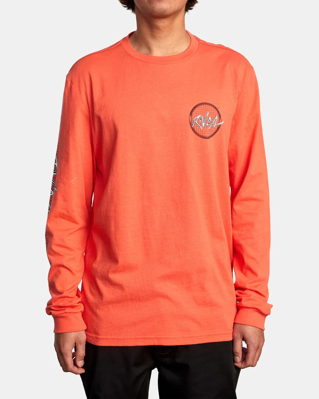 Tubed Long Sleeve Tee - Deep Sea Coral