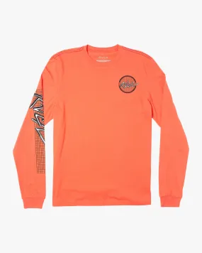 Tubed Long Sleeve Tee - Deep Sea Coral