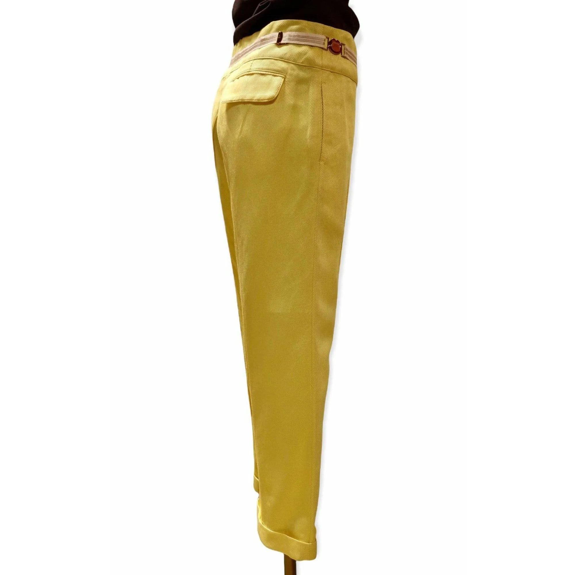 Undercover Vintage Yellow Crop Pant