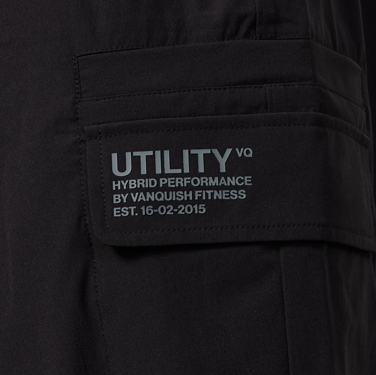 Vanquish Utility Black Tapered Performance Pants