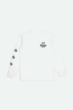 Wayburn L/S Standard T-Shirt - White