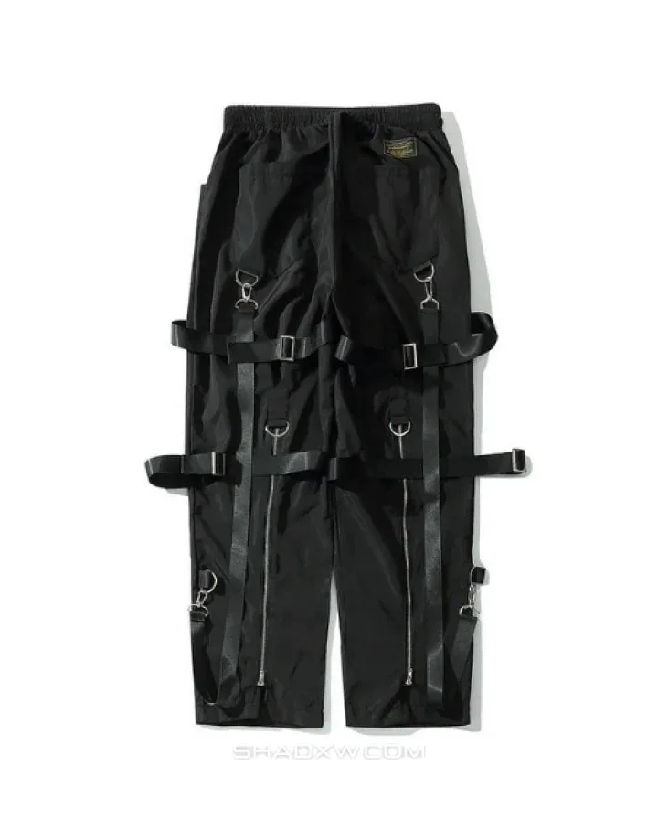 Wide leg cargo pants