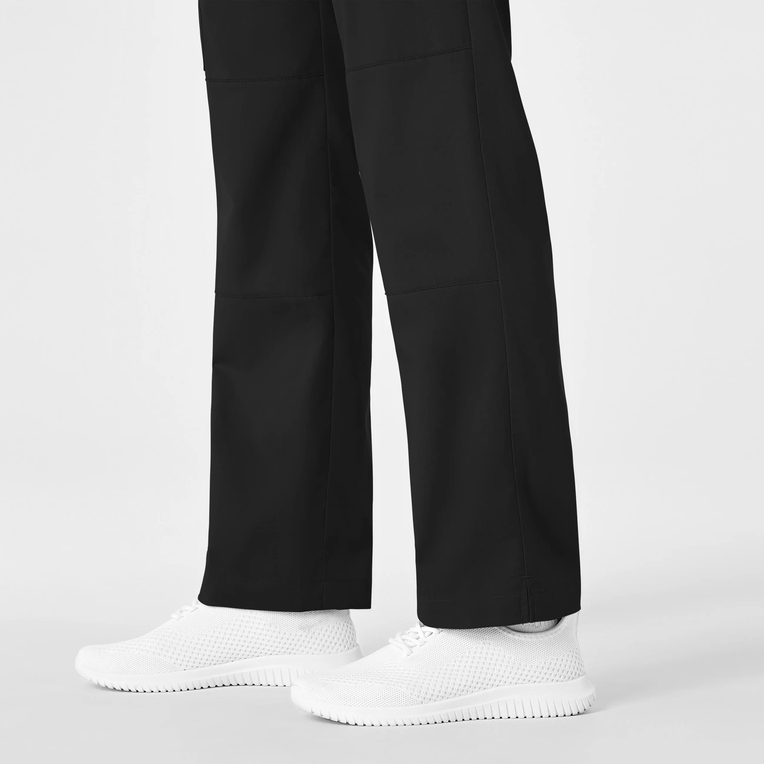 WonderWORK Women's Straight Leg Cargo Scrub Pant - Black