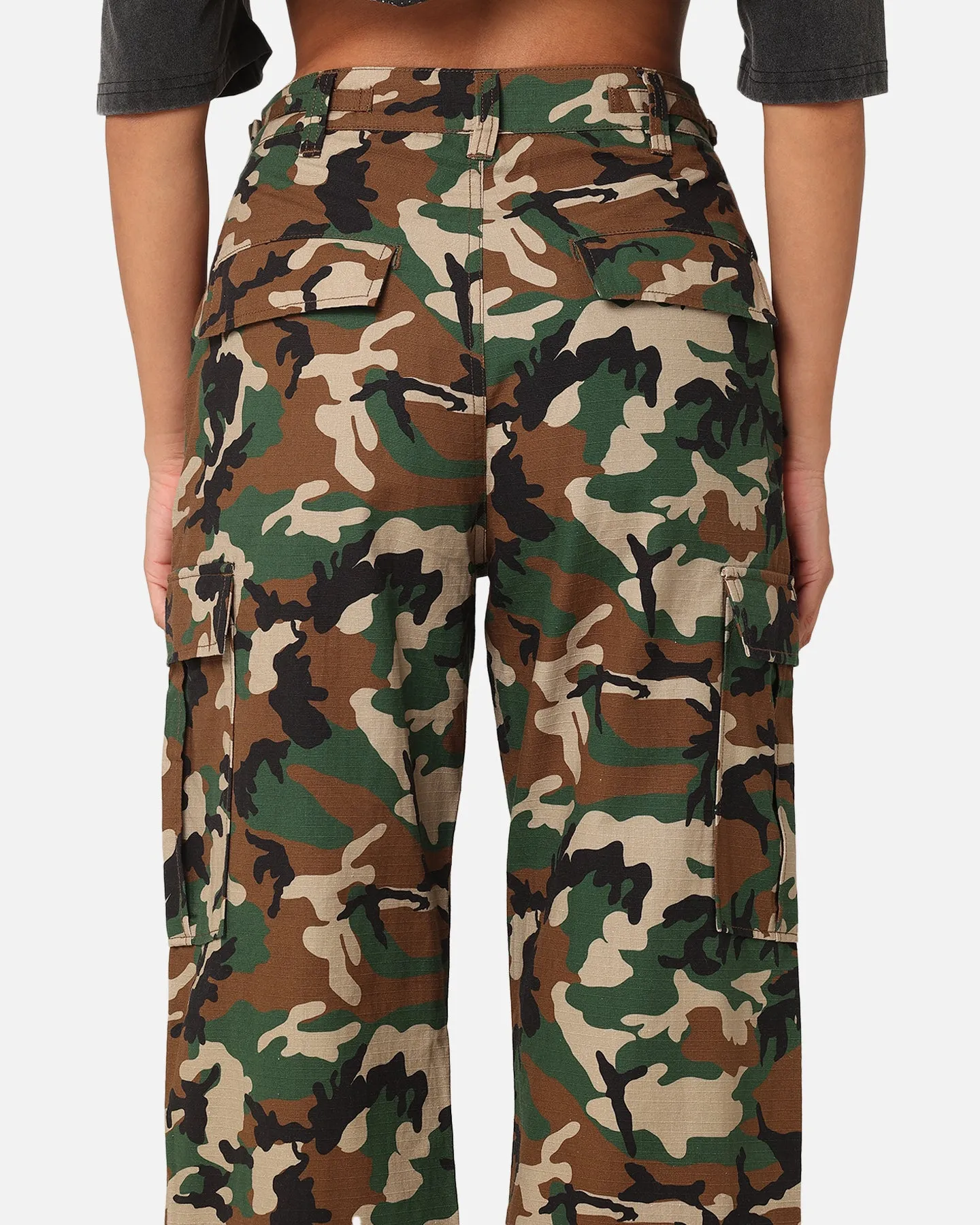 X-Girl Women's Easy Cargo Pants Camo